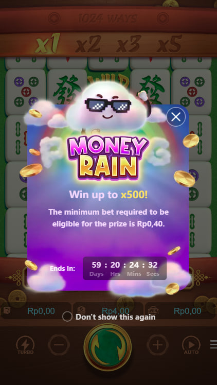 Bonuszila Cash Drop Harian PG SOFT: Peluang Menang Hingga 500x Taruhan Setiap Hari di MAINAKU!
