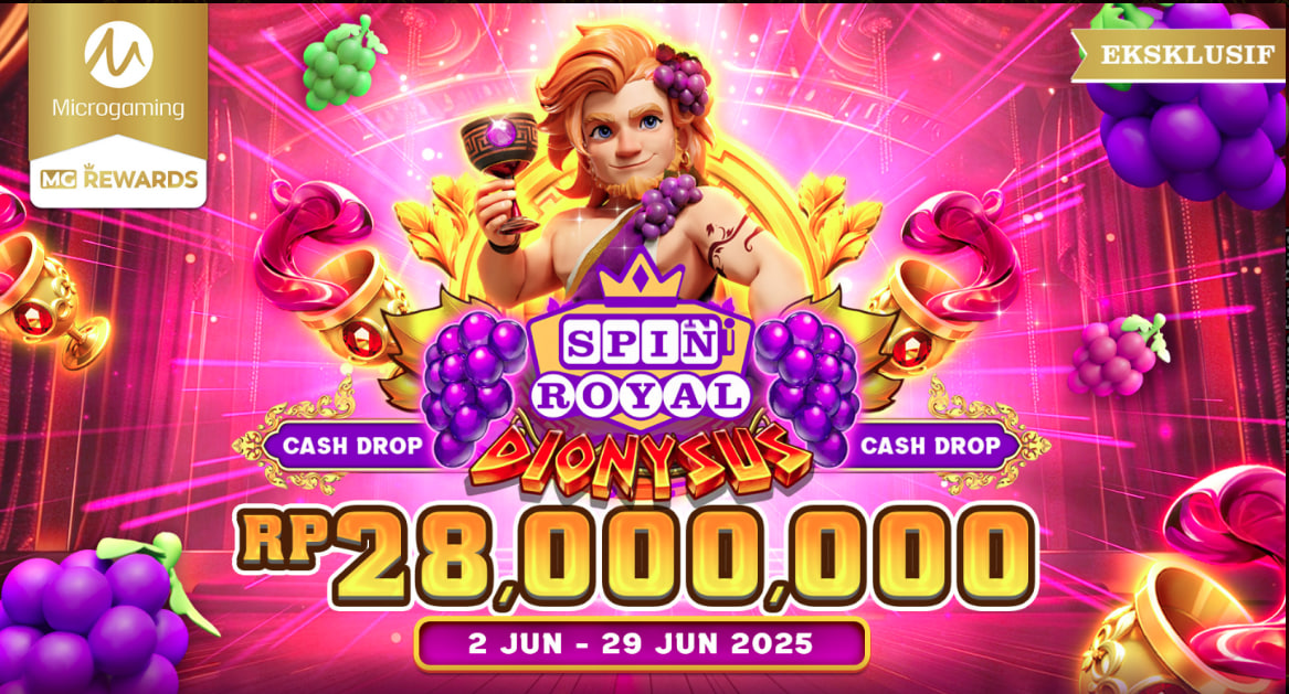 💎 EVENT MICROGAMING TERBARU: SPIN ROYAL DIONYSUS 💎
