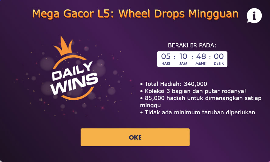 💥 Mega Gacor L5: Wheel Drops Mingguan – Total Hadiah Rp 88 Miliar dari Pragmatic Play!